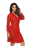 Axami Baroque Sheer Robe-Rebel Romance