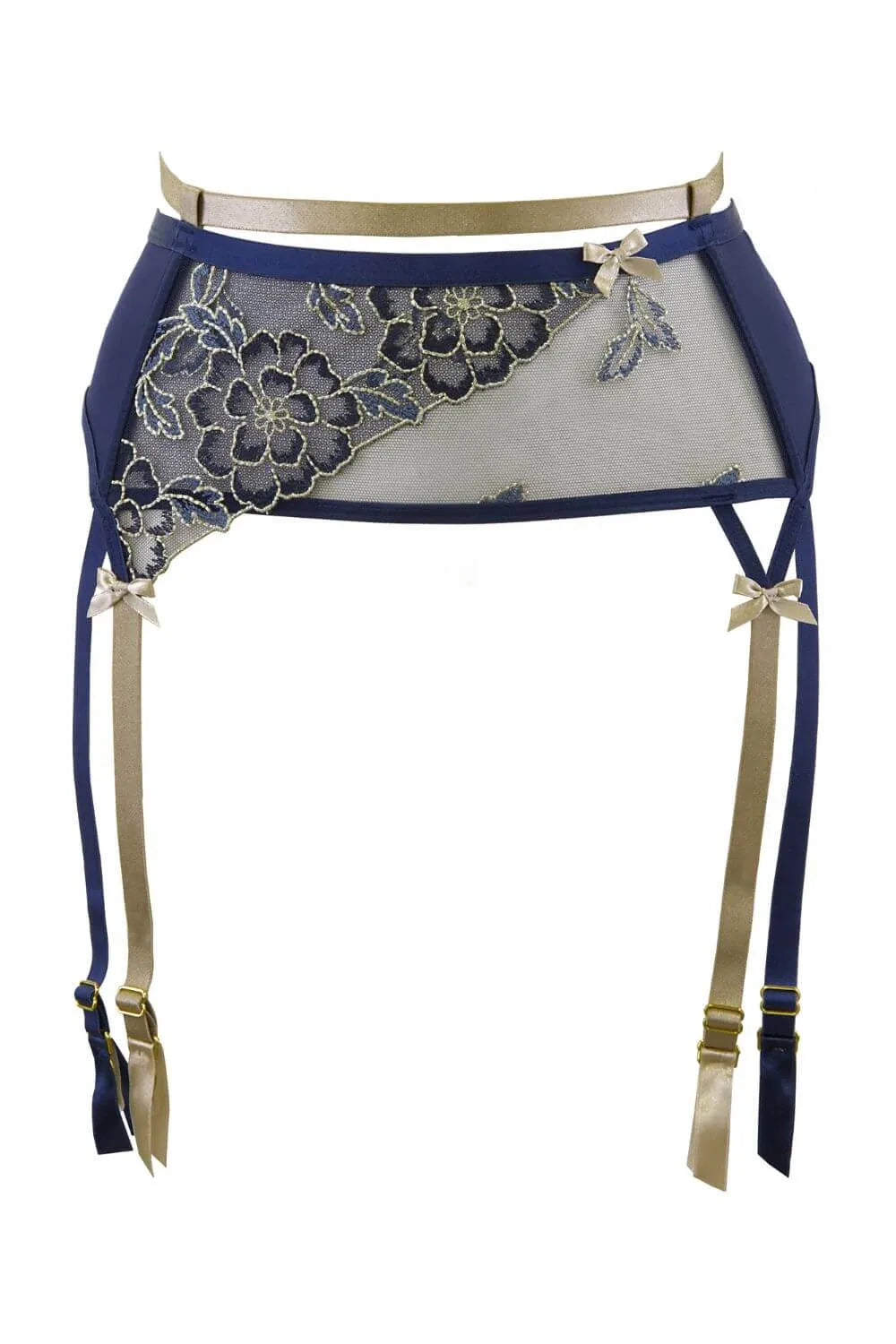 Axami Blue Lagoon Garter Belt