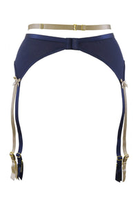 Axami Blue Lagoon Garter Belt