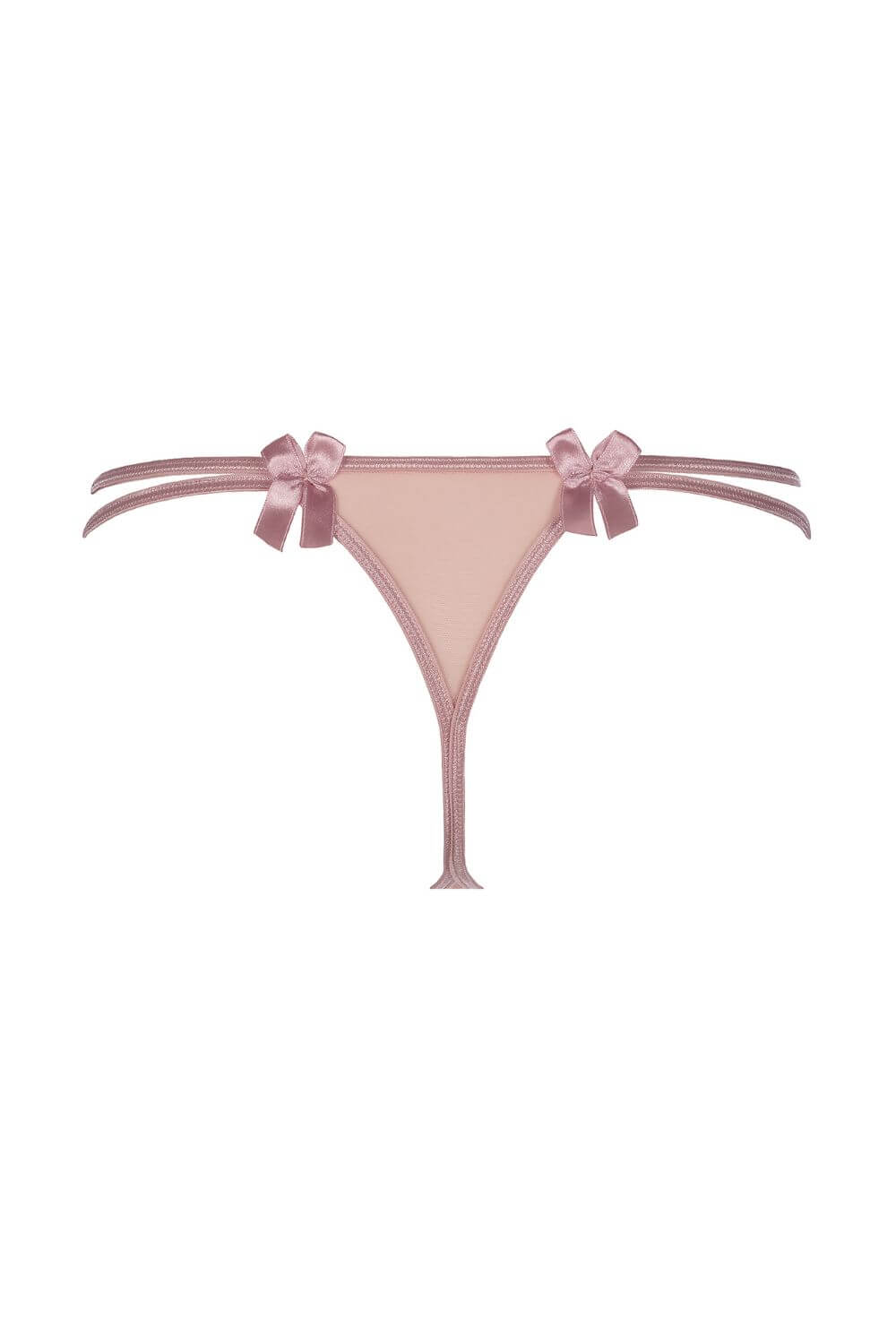 Axami Blush Rose Lace Thong - Limited Edition