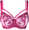 Axami Brilliance Embroidery Balconette Bra Pink Shimmer