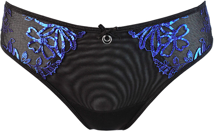 Axami Brilliance Embroidery Briefs Blue Shimmer