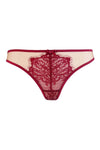 Axami Dark Raspberry Lace Thong