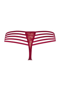 Axami Dark Raspberry Lace Thong