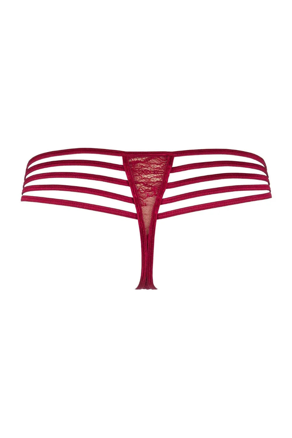 Axami Dark Raspberry Lace Thong