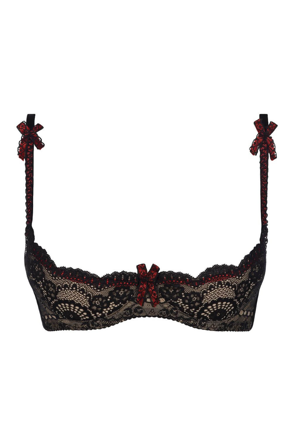 Axami Dreamscape Shelf Bra Open Cups-Rebel Romance