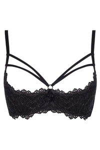 Axami Ginger Cookie Lace Shelf Bra Open Cups