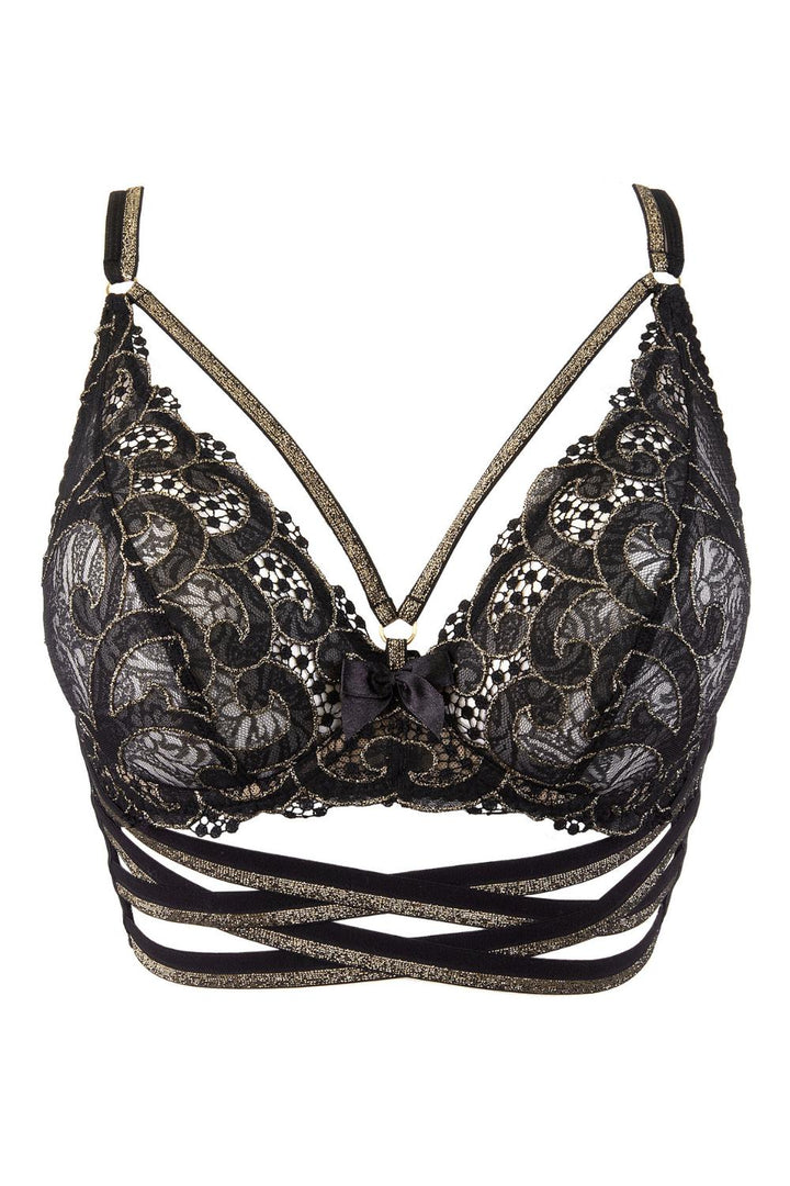 Axami Golden Dream Strappy Longline Bra - Limited Edition