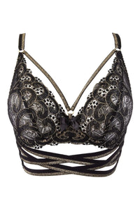 Axami Golden Dream Strappy Longline Bra