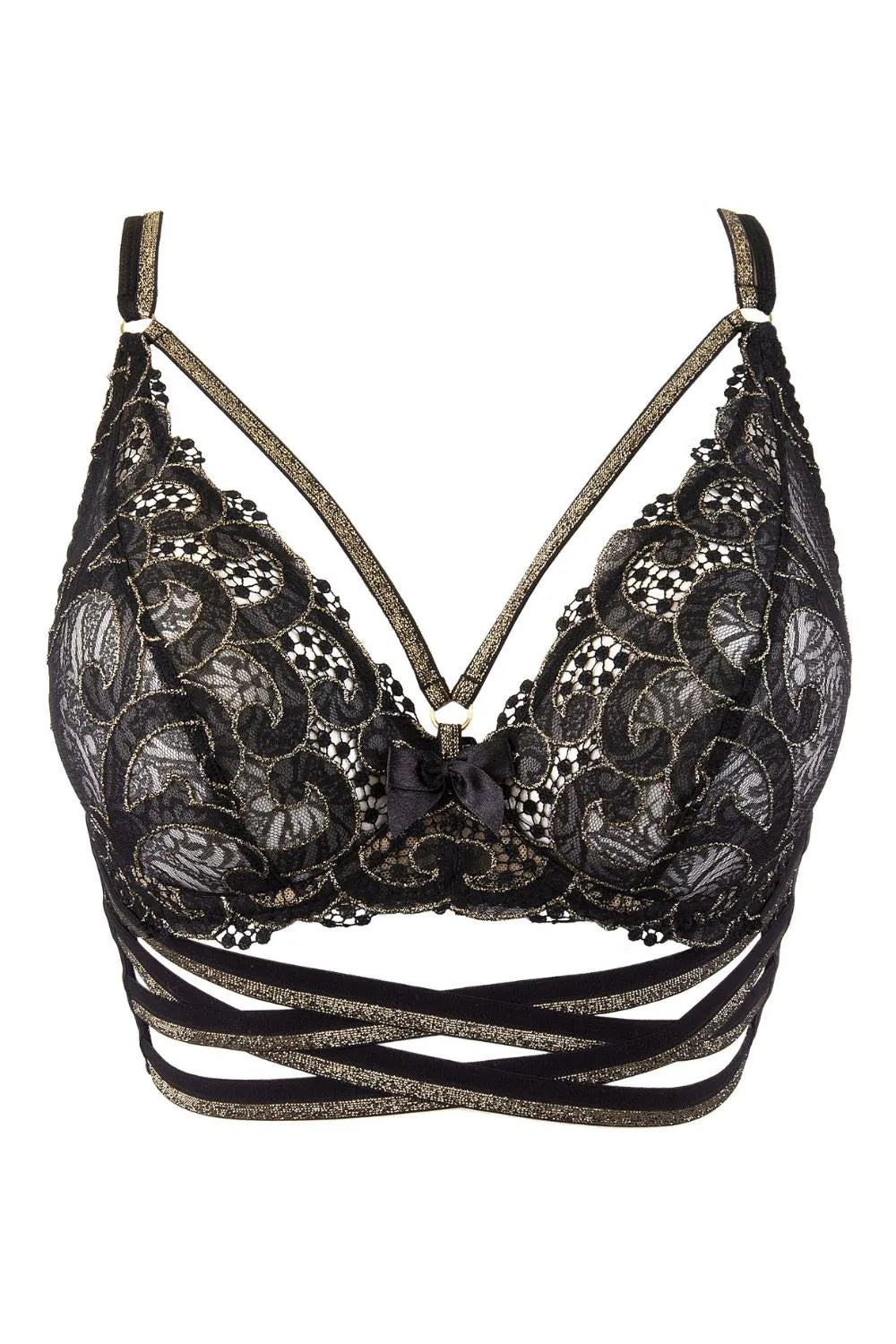Axami Golden Dream Strappy Longline Bra