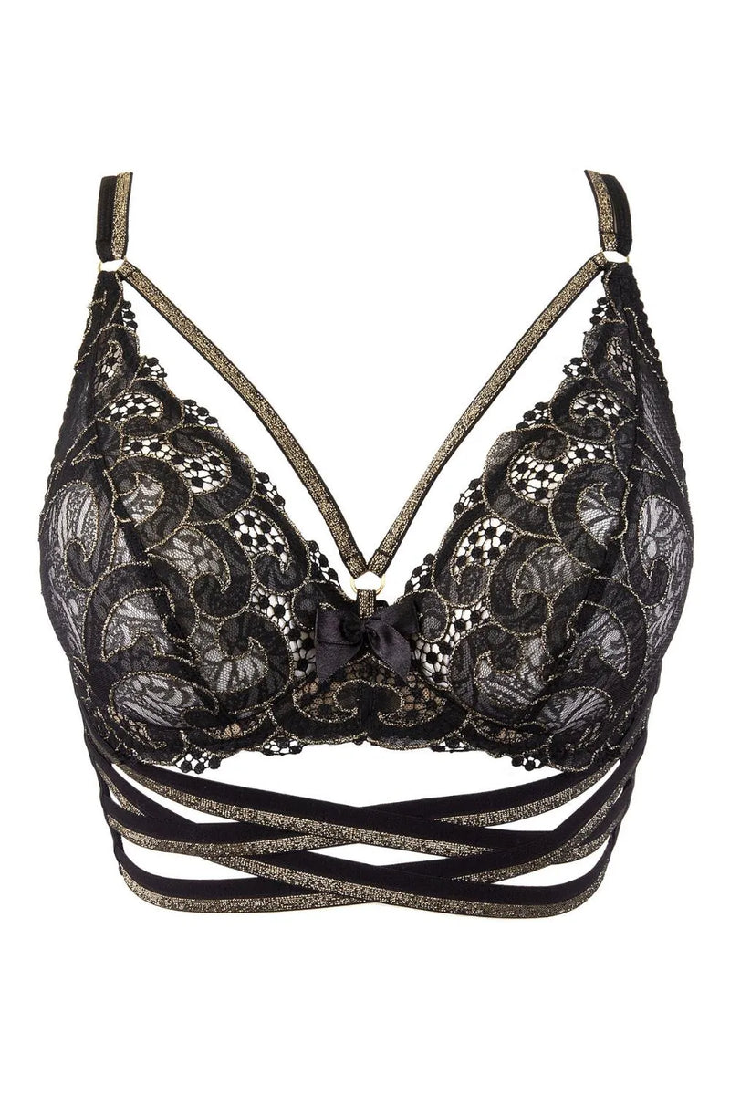 Axami Golden Dream Strappy Longline Bra