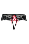 Axami High Heels Lace Crotchless Thong