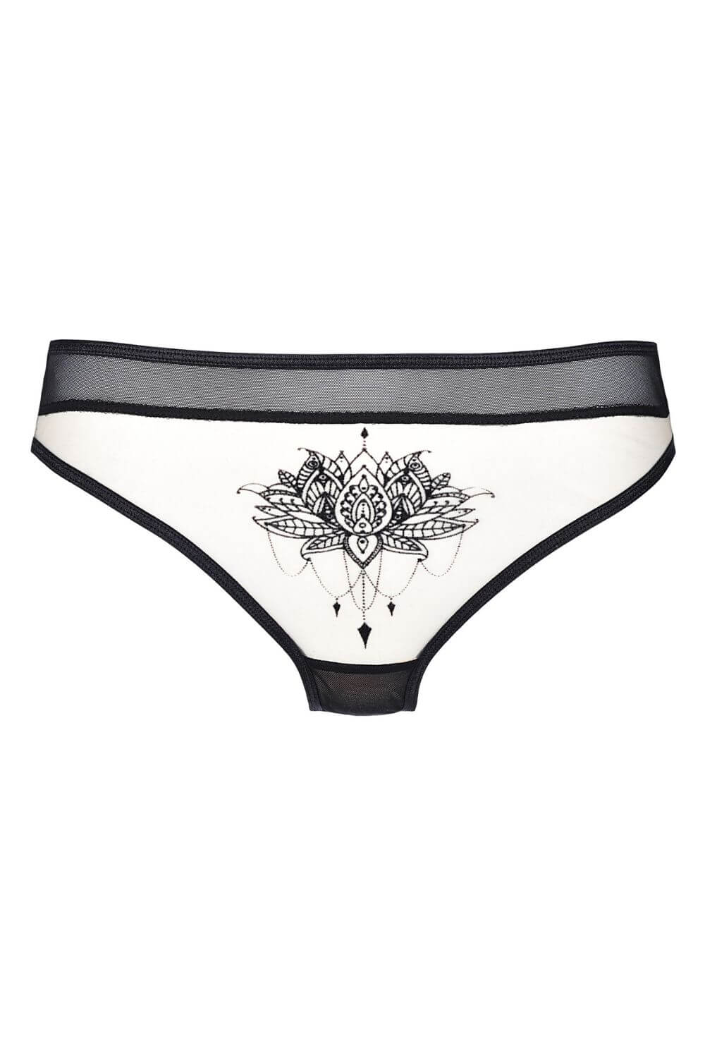 Axami Isabella Sheer Lotus Tanga Thong