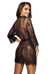 Axami Kiss Me Sheer Lace Robe-Rebel Romance