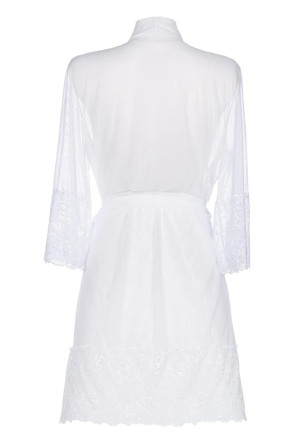Axami La Giralda White Sheer Robe-Rebel Romance