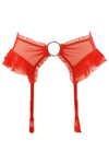 Axami Passion Wave Garter Belt Red