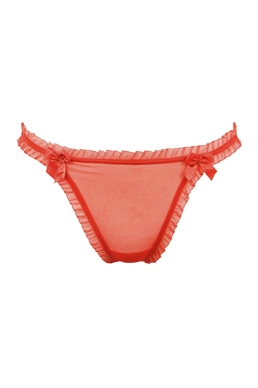 Axami Passion Wave Mesh Thong Red