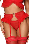 Axami Passion Wave Mesh Thong Red