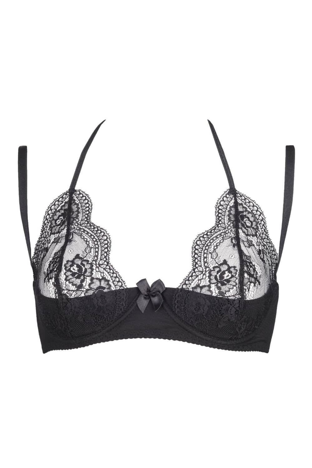 Axami Plus Size French Kiss Quarter Cup Shelf Bra