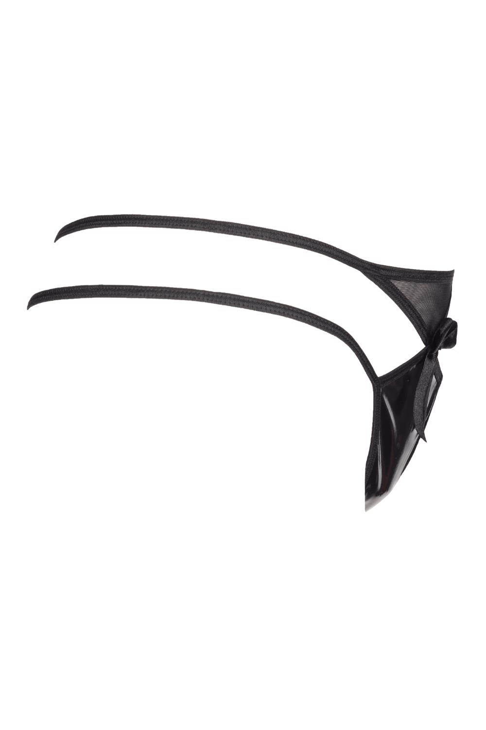 Axami Plus SIze Noir V-String Thong