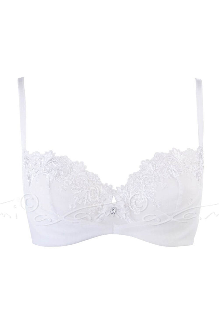 Axami Primrose Unlined Sheer Balconette Bra-Rebel Romance