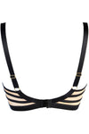 Axami Sheer Embroidery Unlined Bra Black Angel