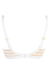 Axami Sheer Embroidery Unlined Bra White Angel