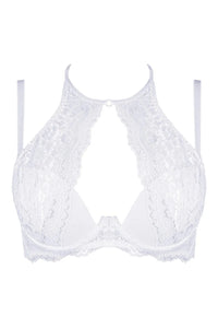 Axami Summer Bride High Neck Lace Push-up Bra