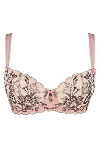 Axami Summer Love Sheer Unlined Balconette Bra