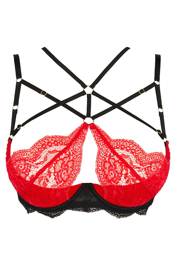 Axami Temptress Lace Quarter Cup Shelf Bra