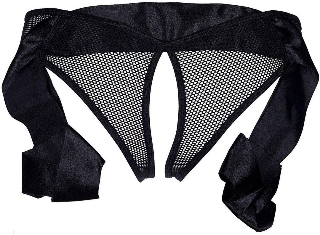 Axami Tiento Crotchless Panty w/Ties-Rebel Romance