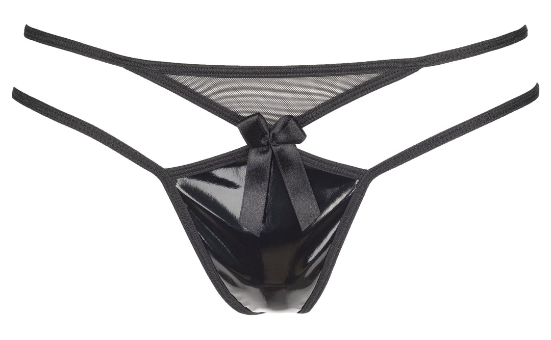 Axami 6478 Noir Glossy Thong Shades of Love