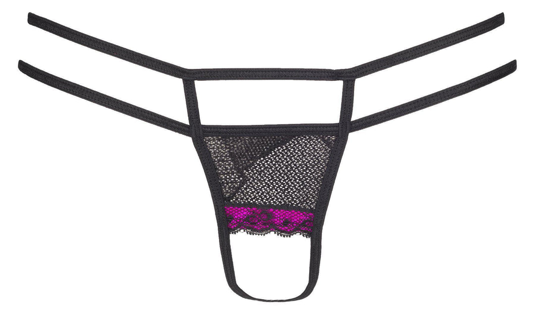 Axami 6558 Cassis Peekaboo Thong Shades of Love