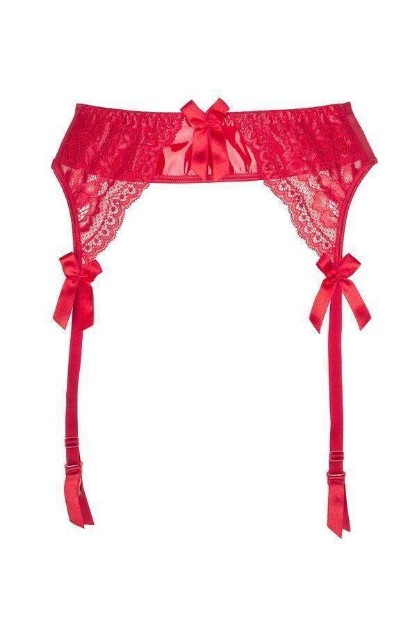 Axami 8722 Rouge Garter Belt Plus Size