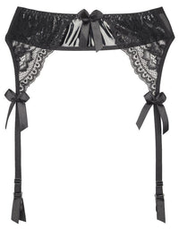 Axami 8732 Noir Garter Belt Plus Size