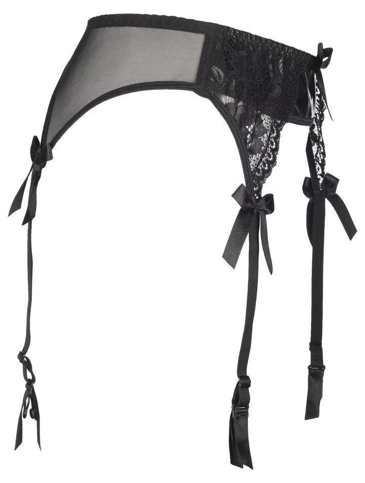 Axami 8732 Noir Garter Belt Plus Size