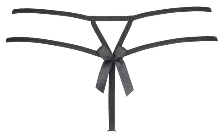 Axami 8738 Noir Thong Plus Size