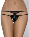 Axami 8738 Noir Thong Plus Size