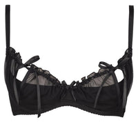 Axami Charbon Peek-a-boo Shelf Bra Size Plus