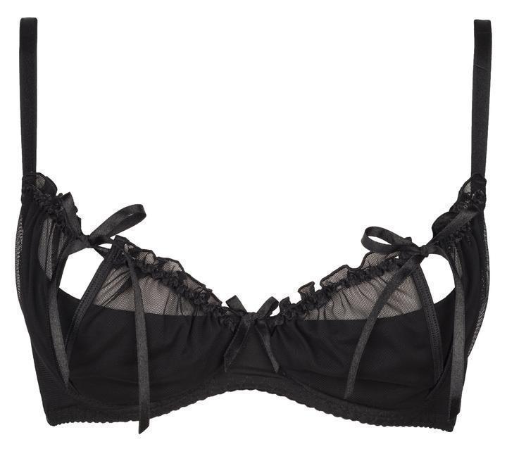 Axami Charbon Peek-a-boo Shelf Bra Size Plus