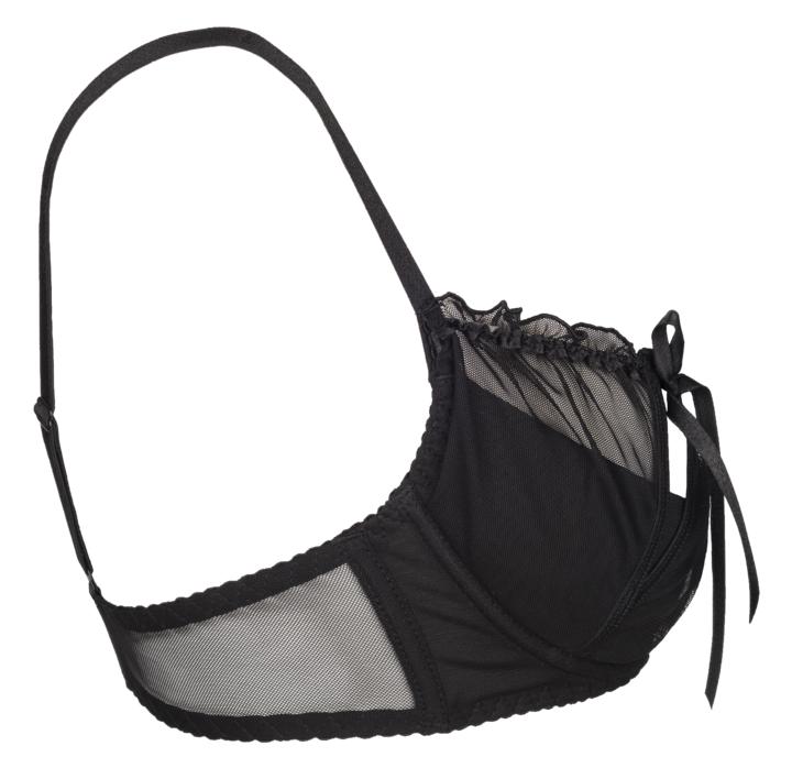 Axami Charbon Peek-a-boo Shelf Bra Size Plus