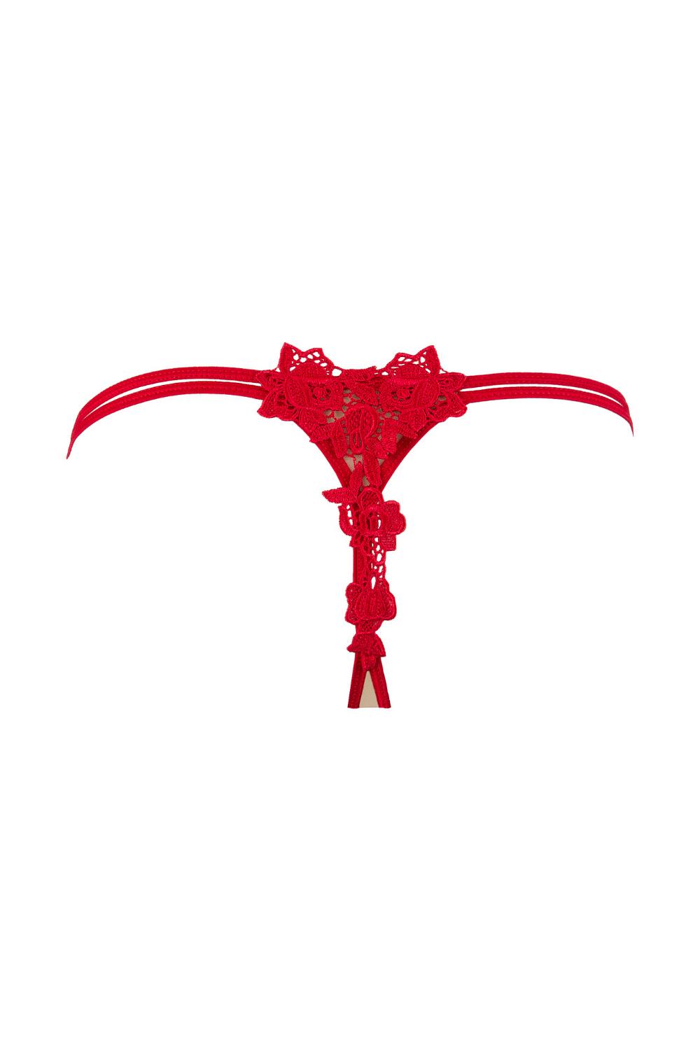 Axami Venetian Princess Thong Red-Rebel Romance