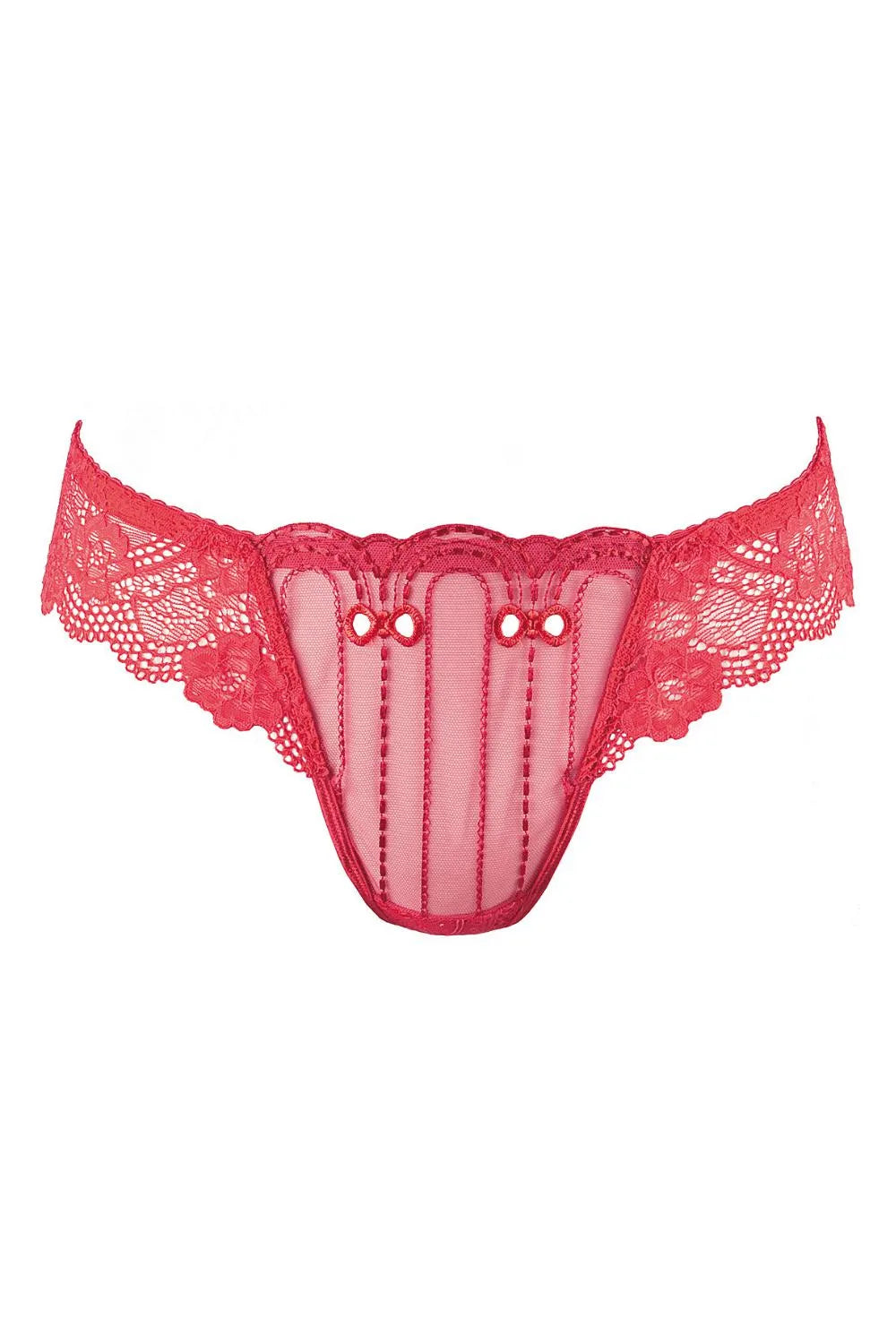 Axami Watermelon Embroidery Lace Thong