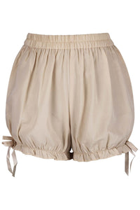Beige Crepe Bloomers