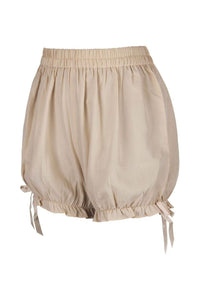 Beige Crepe Bloomers