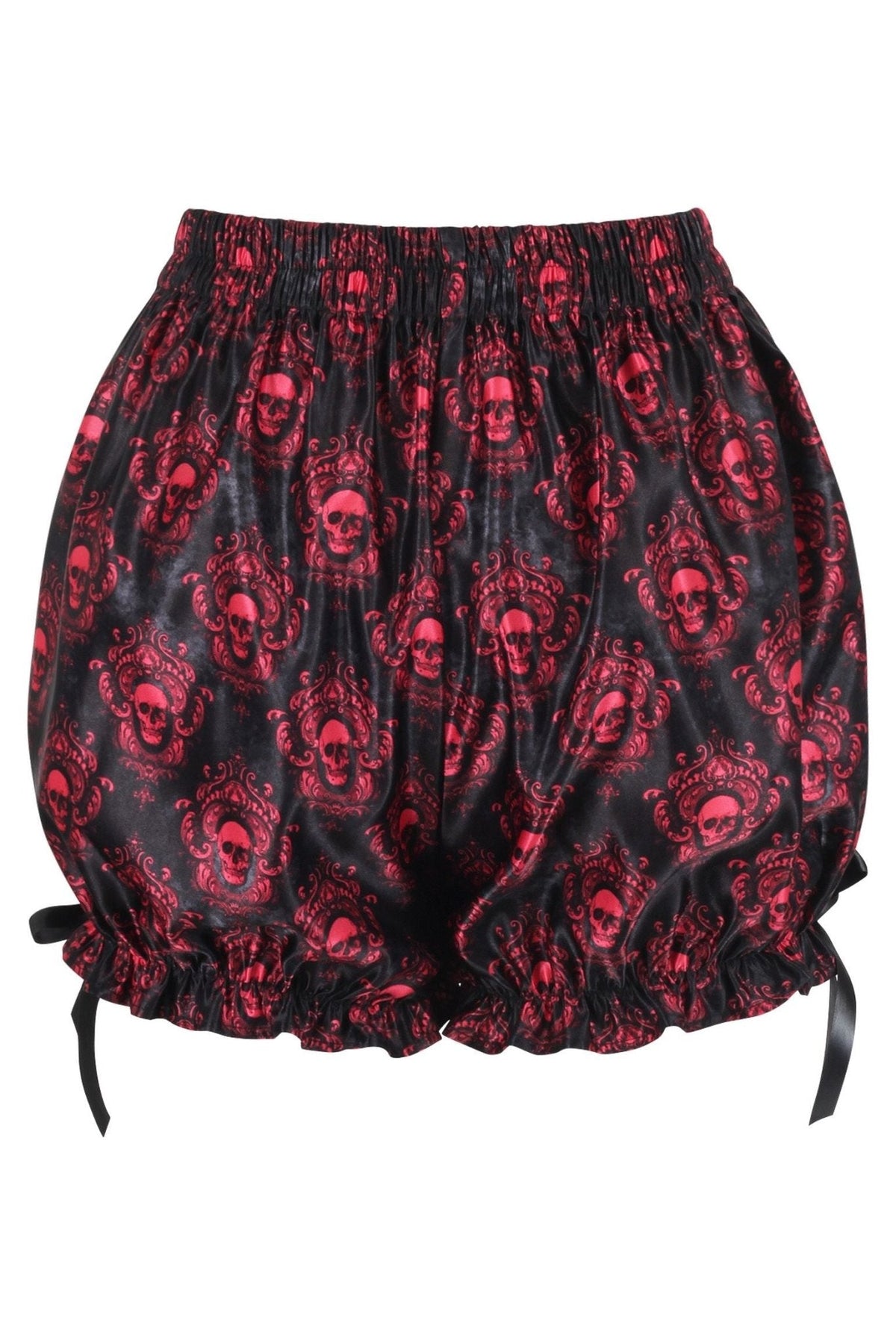 LIMITED EDITION Black & Red Gothic Skull Print Bloomers