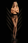 Black Secret 105 Crotchless Tights Black