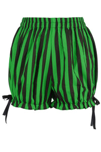 Black/Green Striped Bloomers
