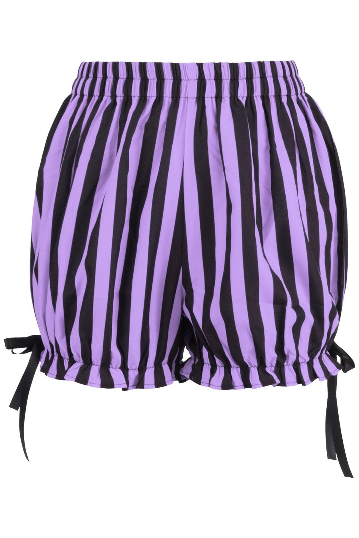 Black/Light Purple Striped Bloomers