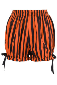 Black/Orange Striped Bloomers
